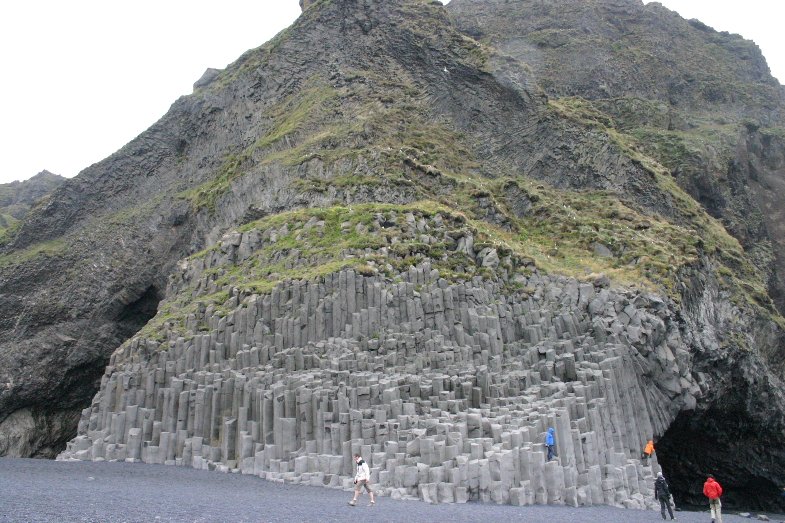 Iceland basalt columns